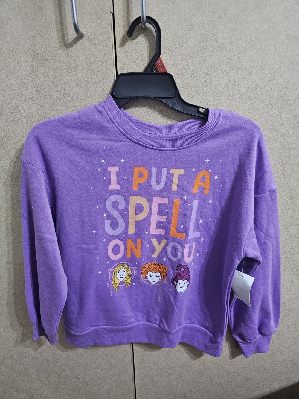 Girls' Purple Graphic Sweatshirt